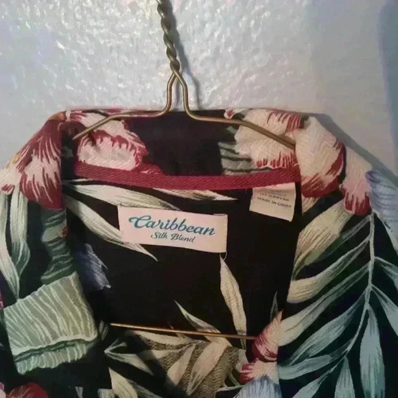 Caribbean (4) Shirts Bundle Silk blend colorful Vibrant - Picture 10 of 16